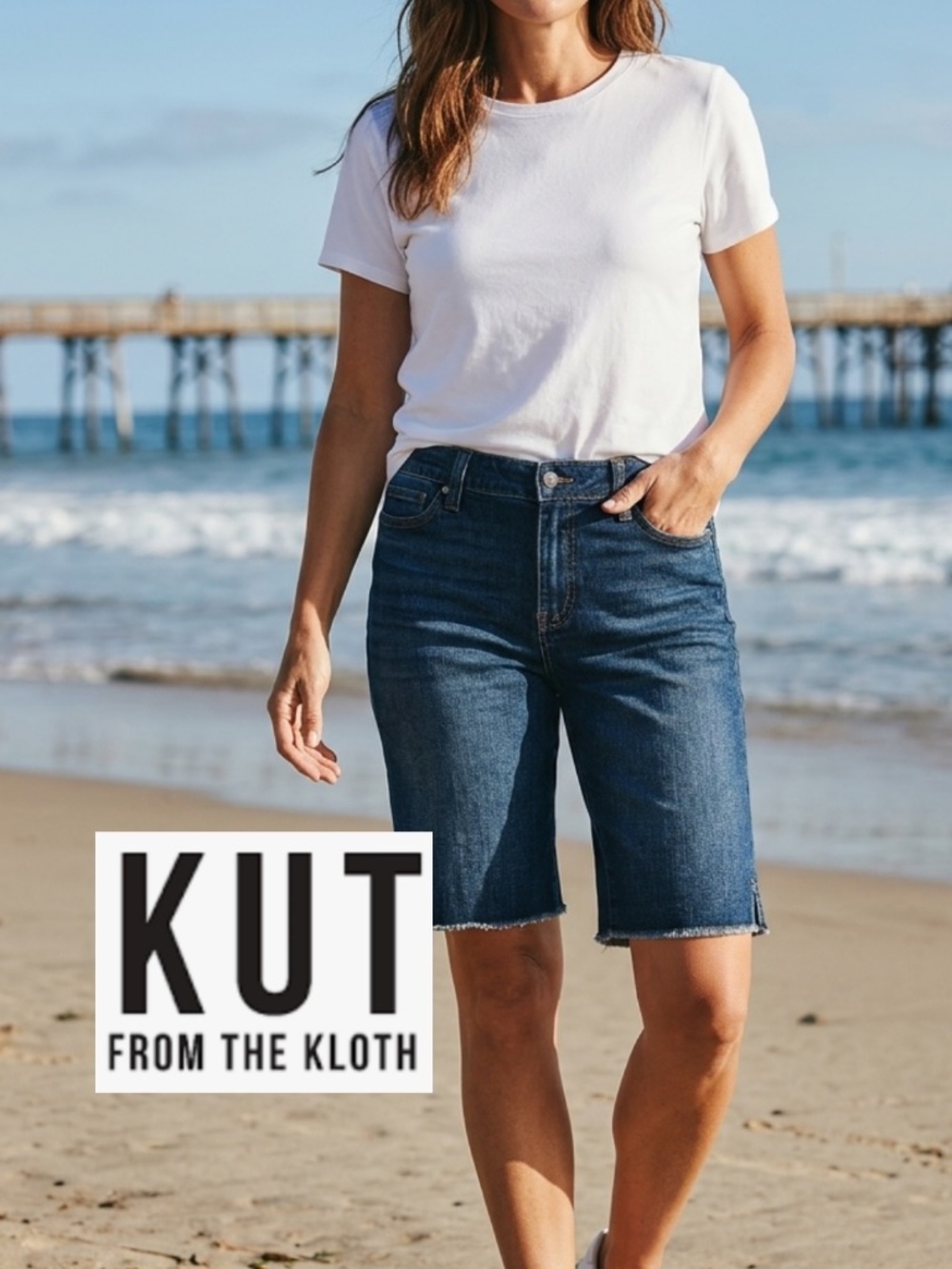 Kut from the Kloth Natalie Bermuda short, 8, CB2656 - Picture 1 of 3